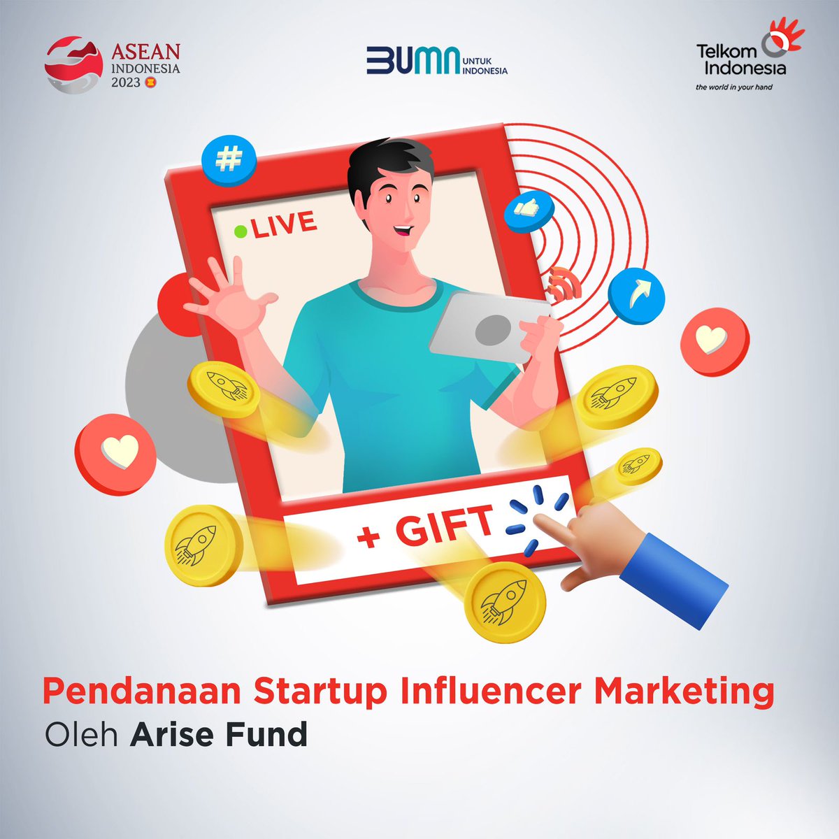 Mantep nih Slice Group, Startup Marketing CRM By @TelkomIndonesia yg didanai Aries Fund, kasih solusi buat meringkas operasional Influencer & konten kreator dgn dukungan data terverifikasi, akses analitik & kit media biar pemasukan tetap stabil #DigitalBisa #ElevatingYourFuture