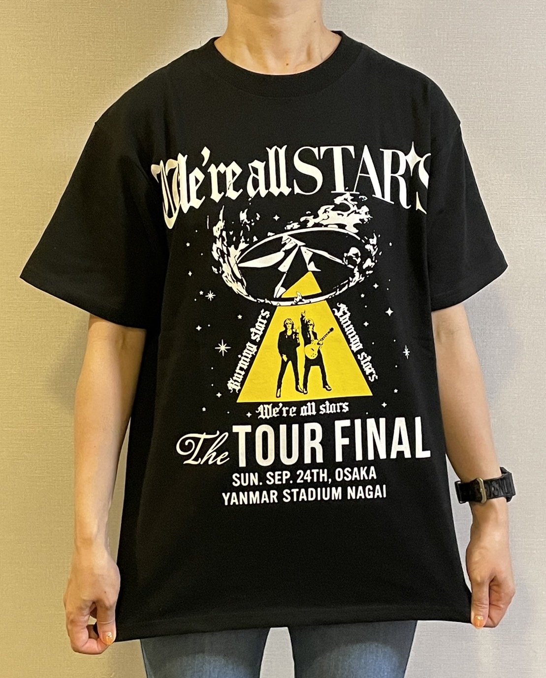 B'z LIVE-GIM Pleasure2023 STARS Tシャツ S B'z LIVE-GYM Pleasure