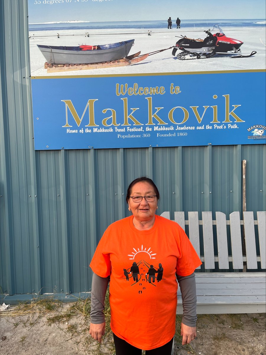 AirBorealis's tweet photo. Join us on September 30th as Air Borealis staff wear orange shirts to honour Canada's National Day for Truth and Reconciliation. Our shirts were designed by Jessica Winter, from Makkovik, embracing knowledge and tradition. We stand in solidarity with our partners and with indigenous communities across Canada.