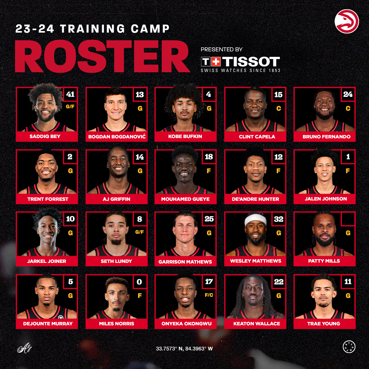 It all starts here. Our 2023-24 Training Camp roster ⤵️