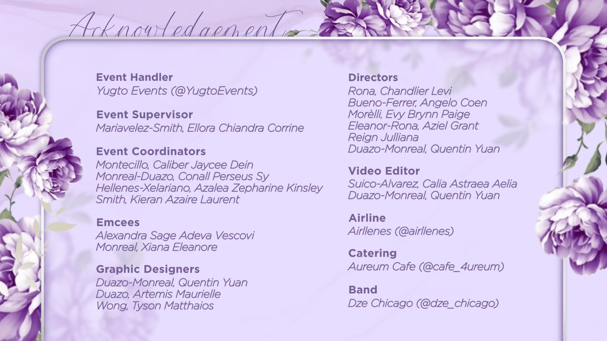 ㅤ

      𓂅 ❀ ⸝⸝ 18th Mystic Meadows of Maiyah࿐ ࿔
      ⌗  ACKNOWLEDGEMENT  ˚‧⁺  ･ ˖ ·
      
      #UnveilingOfAMsytique 
      #BeneathTheMoonlight
      #EnchantingLegalityOfMaiyah

ㅤ