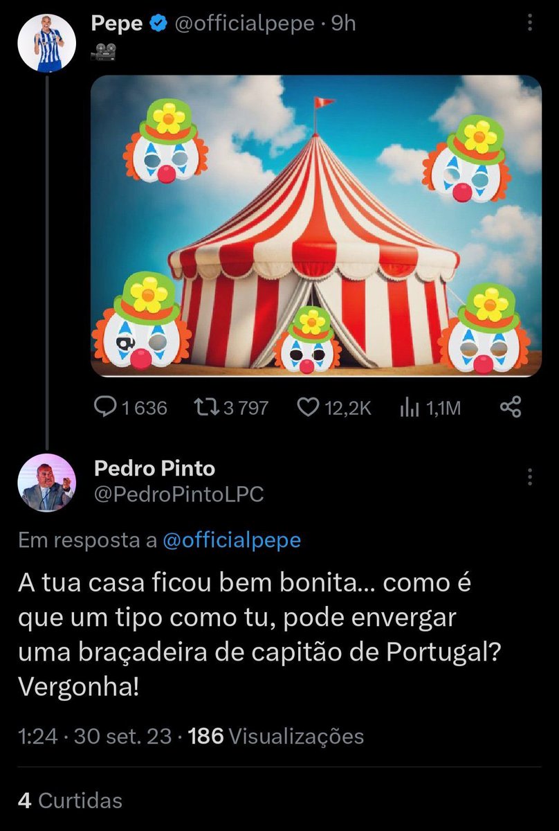 Quando és racista e fazes um tweet todo contente a mostrar ao mundo como és desqualificado e depois apagas porque te lembras que além de racista és cobarde. E é gente desta representante do povo no parlamento. Chama-se Pedro Pinto e é deputado pelo Chega. Não passarão.