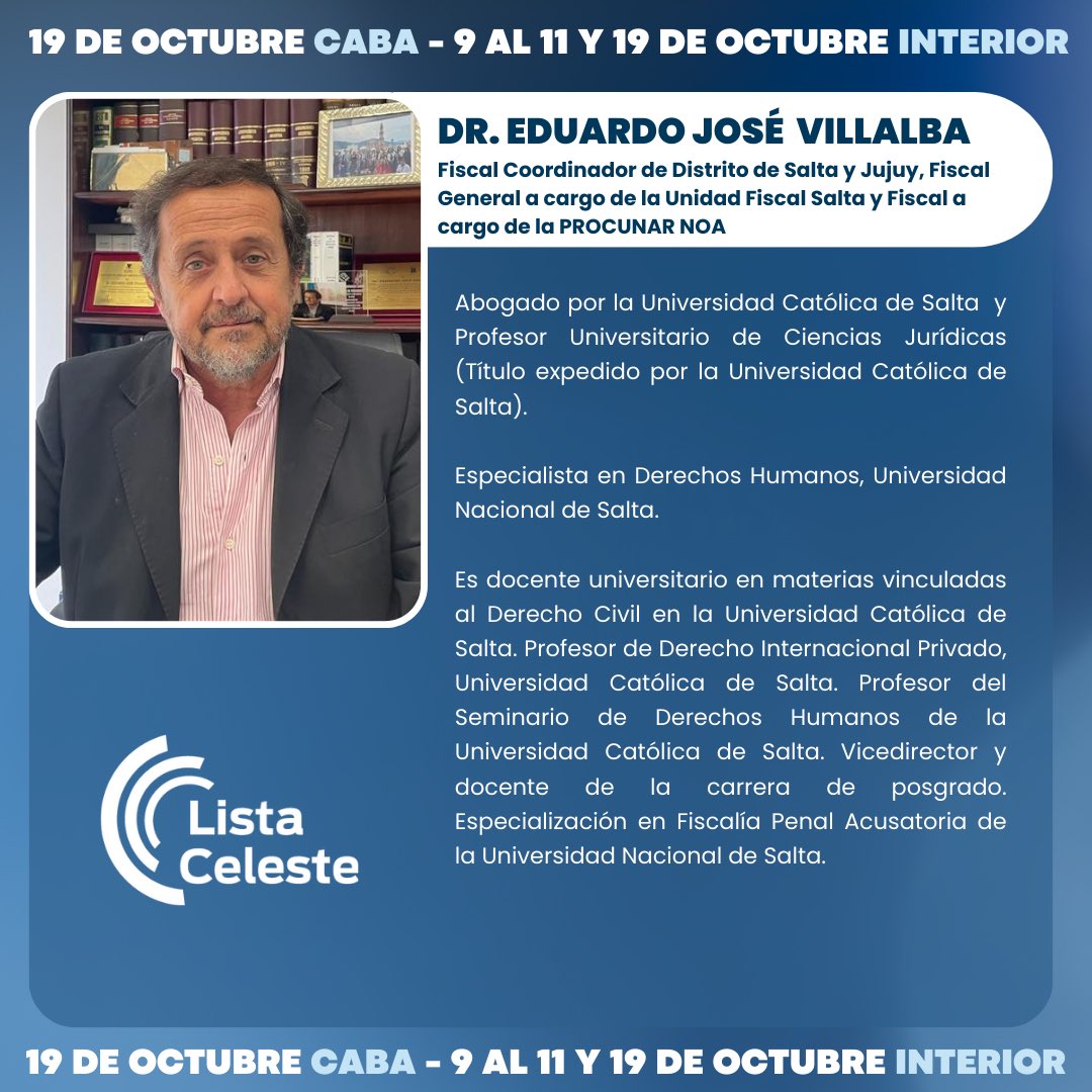 LACELESTEok's tweet photo. 👉🏼Les presentamos a nuestras/os candidatas y candidatos para la @AMFJNArgentina 👈🏼

🗓️ 19 DE OCTUBRE CABA 
9 AL 11 y 19 DE OCTUBRE INTERIOR https://t.co/rAjPPTT0Z5