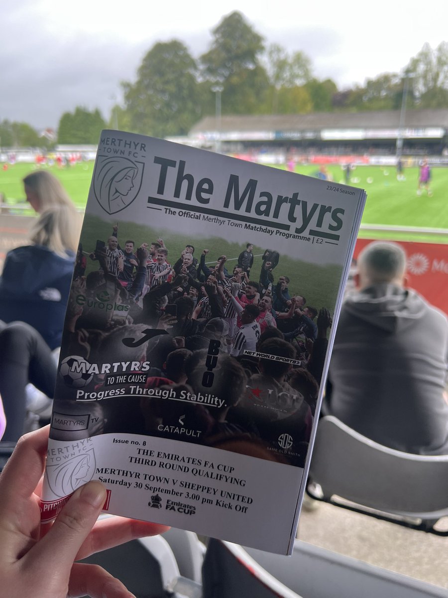 The 8th <a href="/MerthyrTownFC/">The Martyrs</a> program I’ve picked up in nine weeks!