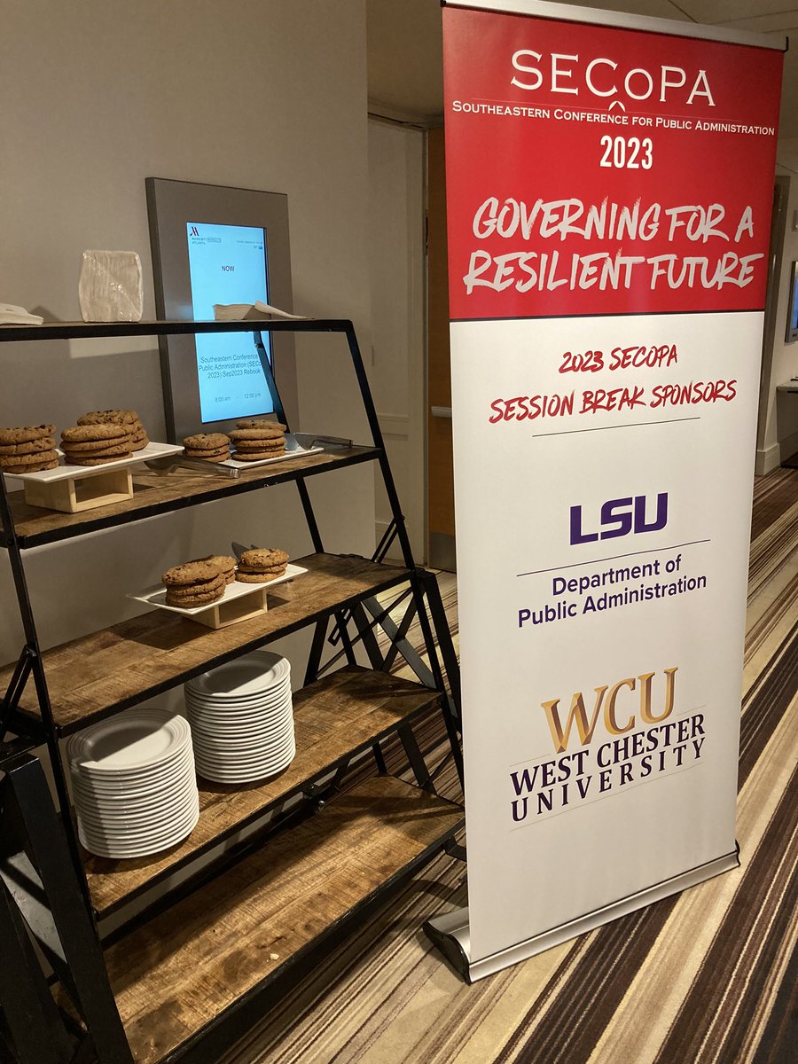 Thank you to our break sponsors - Louisiana State University and West Chester University!