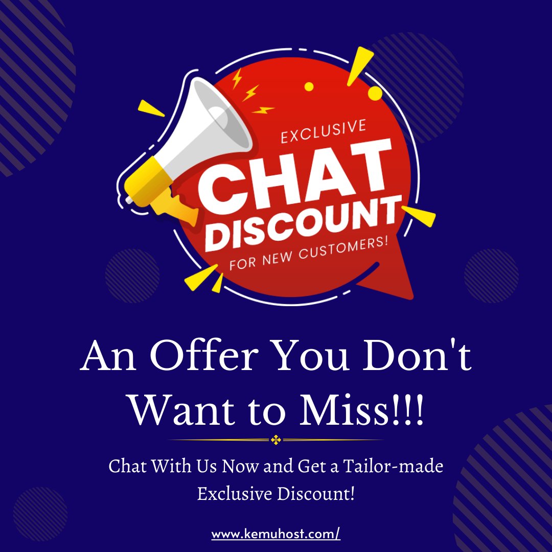 kemuhost's tweet photo. Exclusive Discount on Web Hosting Services!

🚀 Chat with us now to get our top-notch web hosting services with unbelievable savings! 

Don't miss out on this limited-time offer!⏳

Visit KemuHost: https://t.co/mMjUfeh4sV

#discount #WebHosting #VPS #Server #offer #Sale #KemuHost https://t.co/DTxfiobioH