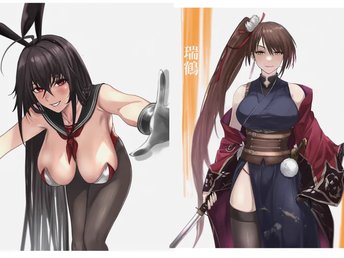 #今月描いたイラストを晒そう #アズールレーン 100%で思ったよりやってた 
