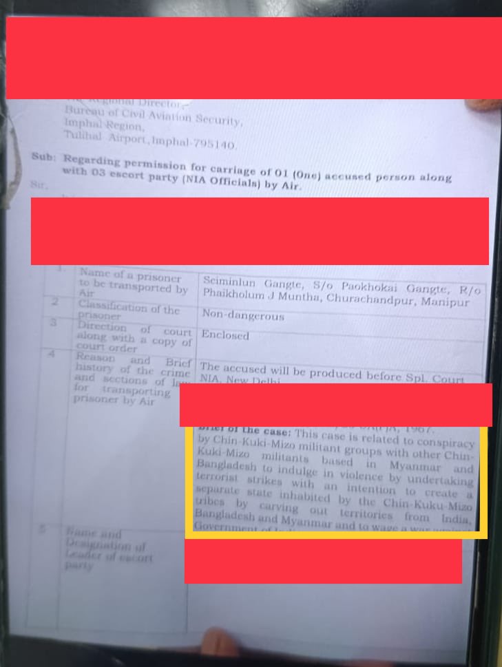 PukningWarol's tweet photo. 🚨Kuki lies busted AGAIN: #Kukis only want separate from #Meitei not from India🚨

Latest arrest details of Seiminlun Gangte shows length at which #KukiTerrorists are involved in tearing apart India, Bangladesh, Myanmar and form a new state Kukiland AKA forever a dreamland. https://t.co/UR7P6nrCDT