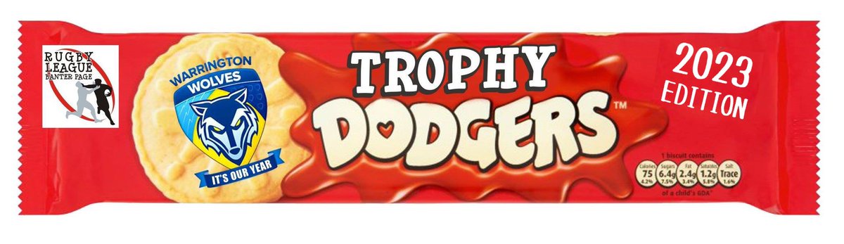 Trophy dodgers #WarringtonWolves #AlwaysTheirYear #SLStHWar