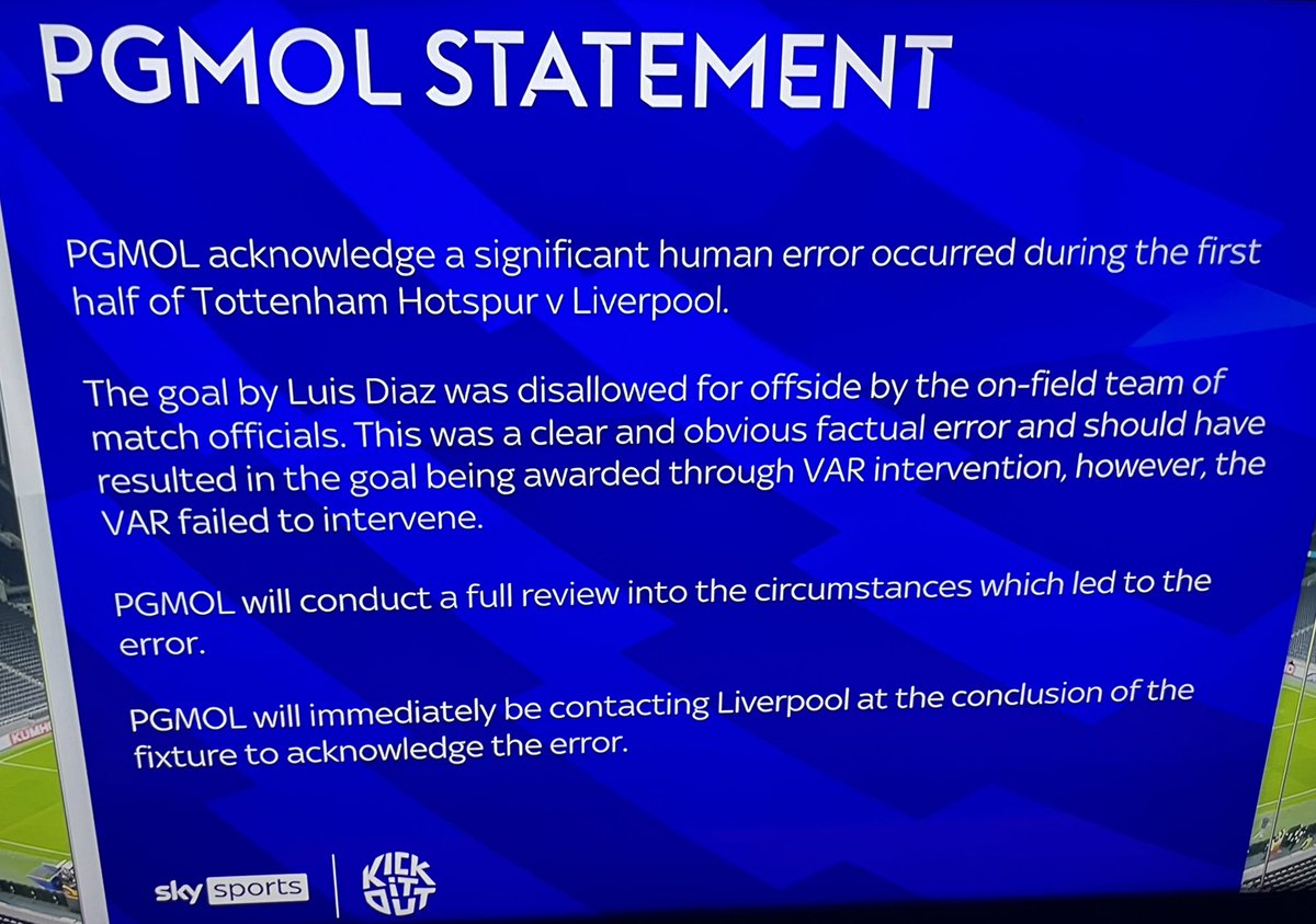 Official PGMOL statement. Corruption.