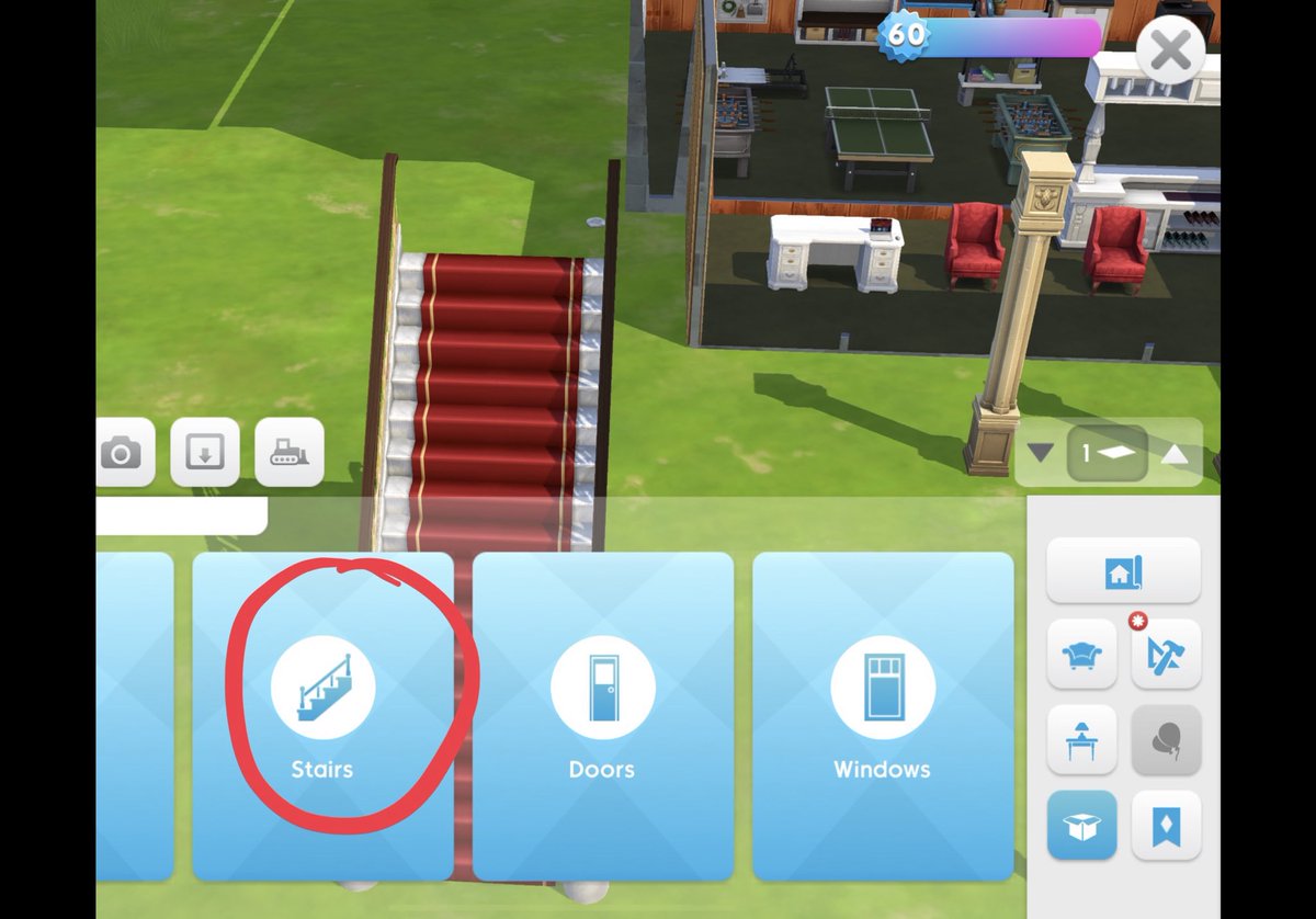 J45Z3H's tweet photo. This is an ongoing issue (close to 4 months now) where the objects in the #NotSoGlorious Gala House are unable to be located due to item category. I believe this is a quick fix too (hopefully). Items such as the stairs should be relocated to the stairs category instead of walkway https://t.co/aJvPq9QR6I