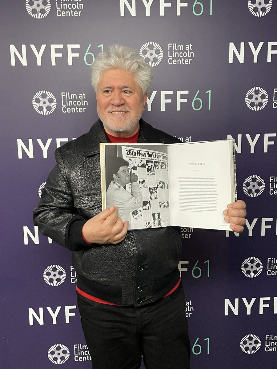 1988 ➡️ 2023: 35 years since Almodóvar’s first appearance at NYFF, this afternoon he’s back with his 14th (!) selection, STRANGE WAY OF LIFE. #NYFF61