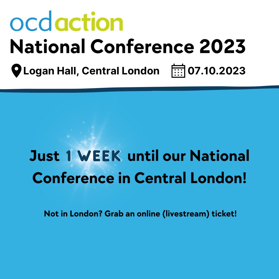 The #OCDAConf23 is fast approaching and we can’t wait! If you haven’t already got your ticket, there’s still time! Remember you can choose from in-person or livestream tickets ➡️ bit.ly/44ZC2cB