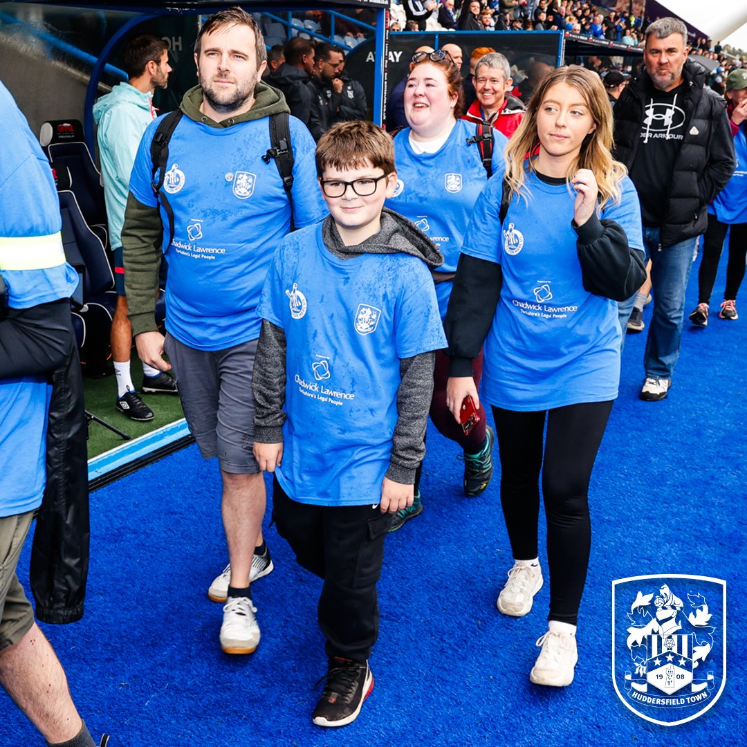 htafc's tweet photo. A fantastic effort 👏 

Over 150 participants took part in #MilesForMarcus raising money for the Darby Rimmer Foundation in honour of Town legend Marcus Stewart.

You can still donate ⤵️

#htafc