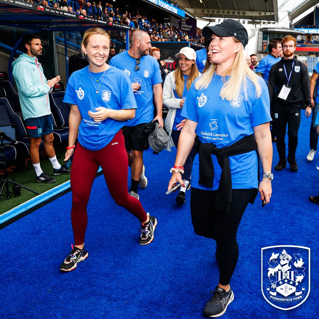 htafc's tweet photo. A fantastic effort 👏 

Over 150 participants took part in #MilesForMarcus raising money for the Darby Rimmer Foundation in honour of Town legend Marcus Stewart.

You can still donate ⤵️

#htafc