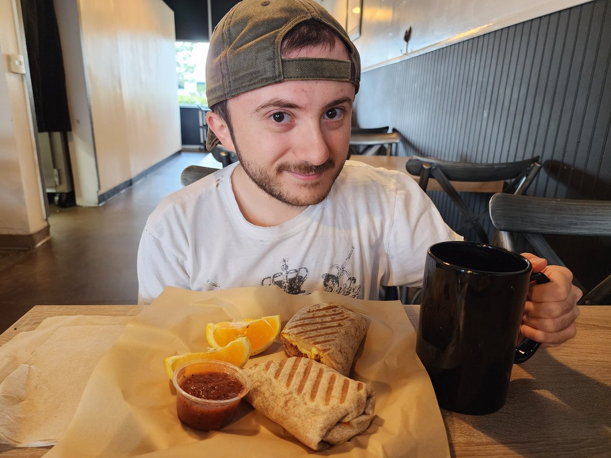 TACTICALHOBBIT1's tweet photo. Went out this morning and tried a new cafe. It was awesome. I'm fueled up for today's Tarkov stream at 3pm PST. Come hang out and say hi in the chat! 

LINK: https://t.co/5ZnPMhn6M8

#atticusshaffer 
#twitchstreamer 
#EscapefromTarkov 
#actor 
#director 
#ContentCreator 
#Foodie https://t.co/vLvvvyd3OS