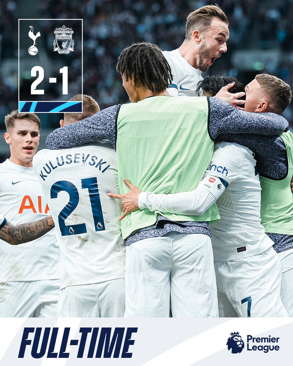 ESPN FC on X: TOTTENHAM SCORE TWO GOALS IN LESS THAN FIVE MINUTES IN  INJURY TIME TO COMPLETE THE COMEBACK AGAINST SHEFFIELD UNITED! 😳🔥  Richarlison and Kulusevski save the day 👏  /