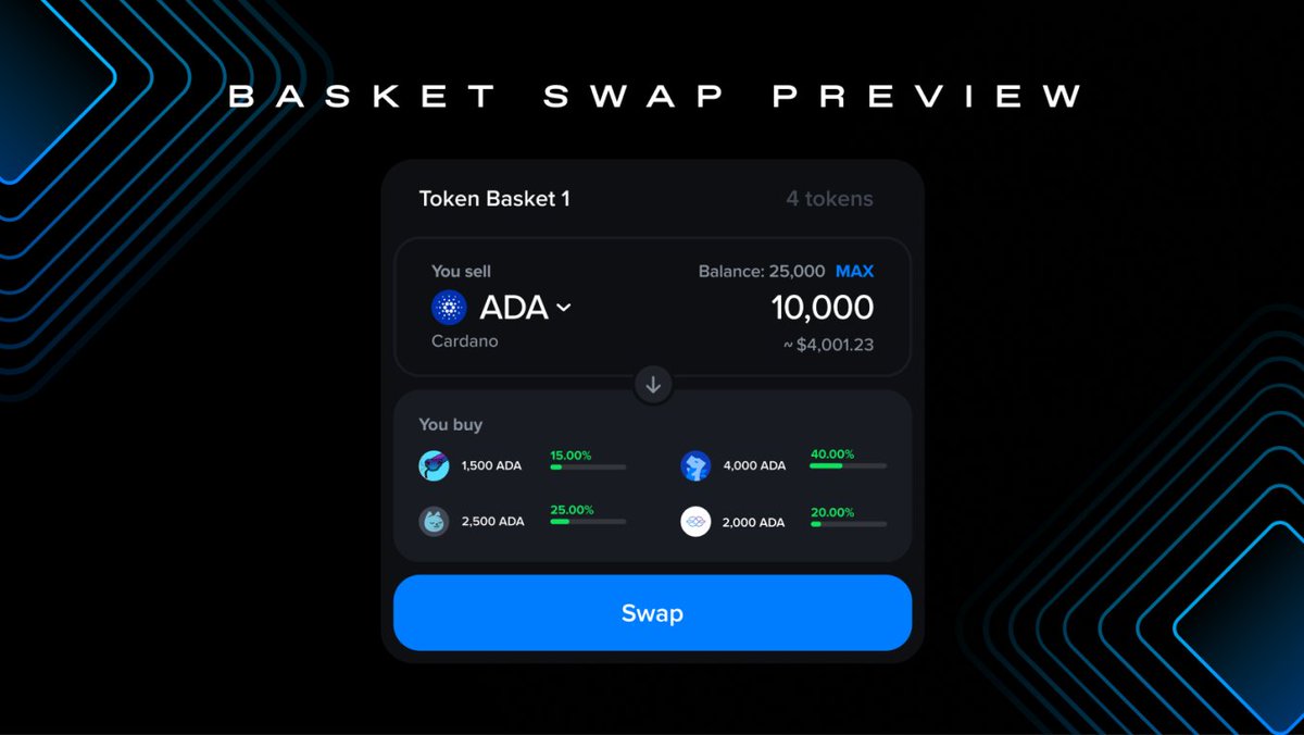 Since everyone is so excited about the token baskets feature, here's a preview of how the multi-token swaps will look in DexHunter👀🔥