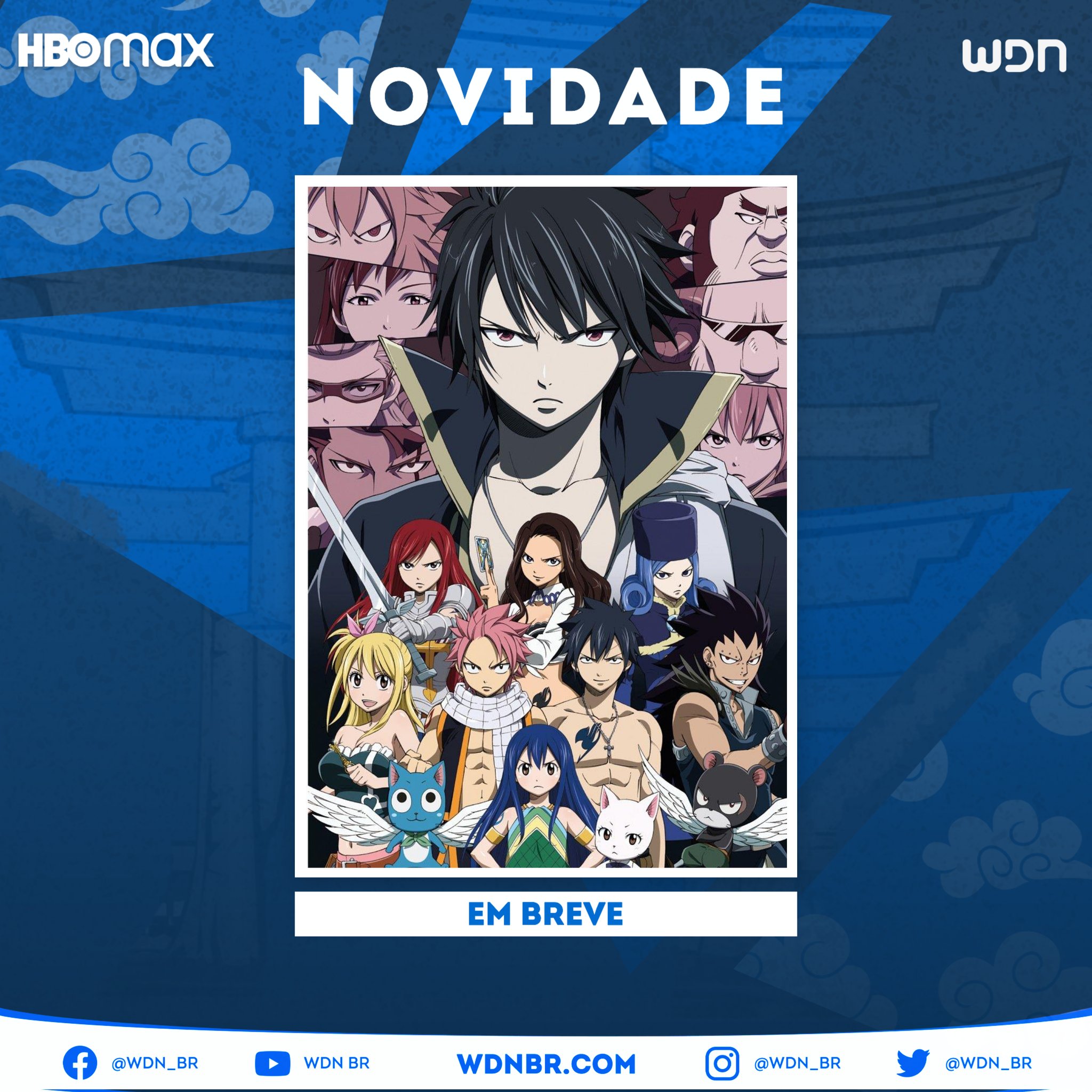 FAIRY TAIL ReDublagem Novos Dubladores Vazados Hbo Max 