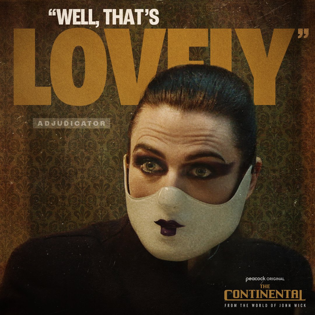 She won't be lied to. Night 2 of #TheContinental is now streaming on <a href="/peacock/">Peacock</a>.