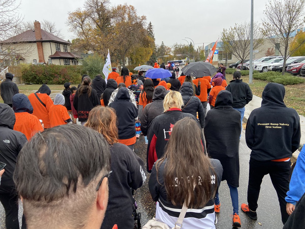 Cold day. Warm hearts. 

#YQR
#Reconciliation 
#Home