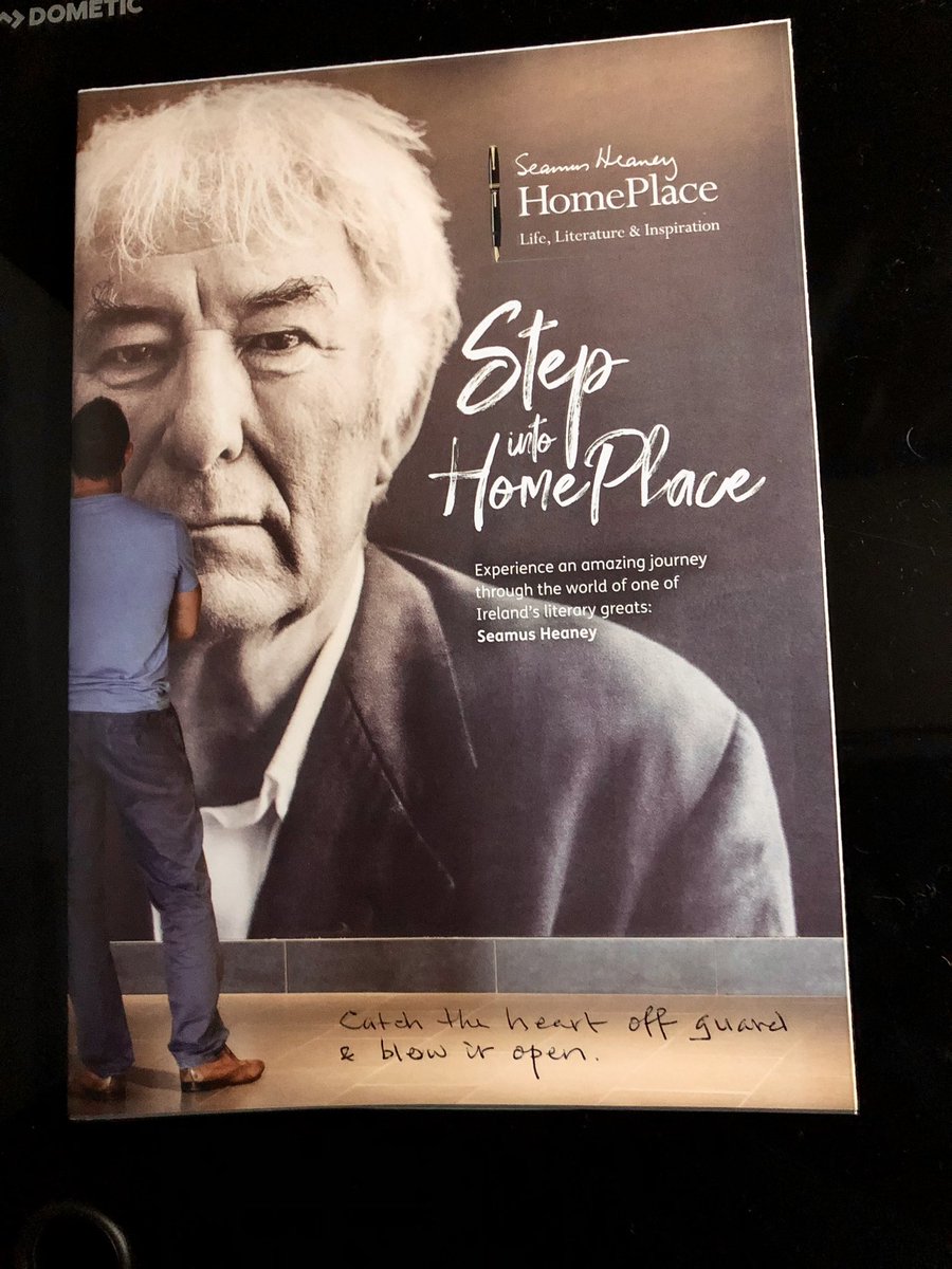 To read Seamus Heaney is to “catch the heart off guard &amp; blow it open”. Love his work and humanity more after visiting @seamusheaneyhome Meeting his families and friends, the places and hearing his voices. What is your favourite poem and why?