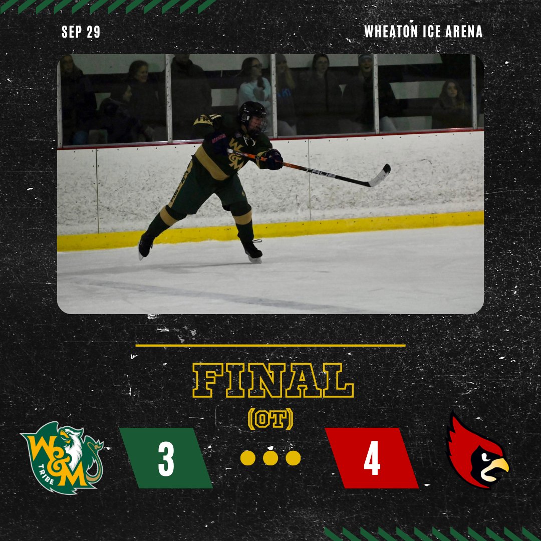 Tough finish as the Tribe fall 3-4 to Catholic in overtime. We will be back in action to open up league play this Friday, Oct. 6 when we take on Mary Washington at home 💪
