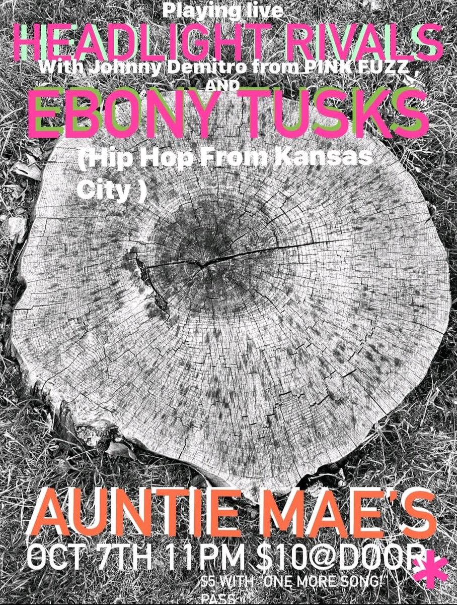 The "One More Song!" music festival is having an after party @auntimaes! Who's going?!

#music #festival #onemoresong #afterparty