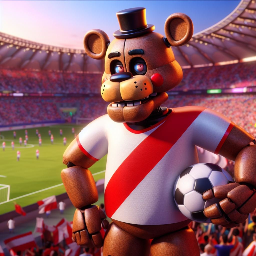 FrankieWestYT's tweet photo. Freddy Fazbear en la selección peruana de fútbol
Grande Freddy 
#FNAF https://t.co/mxQHLXkcns