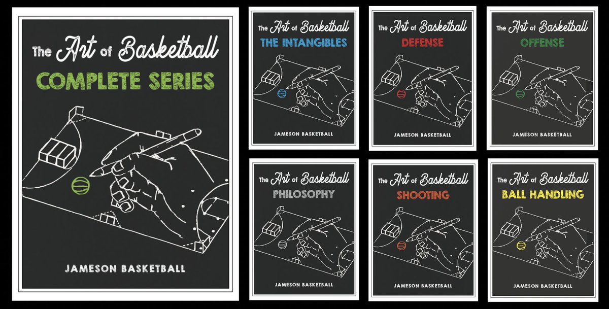 THE ART OF BASKETBALL is now available on my website! The COMPLETE SERIES in PDF form includes all six books and can be purchased for just $50... order it now at jamesonbasketball.org