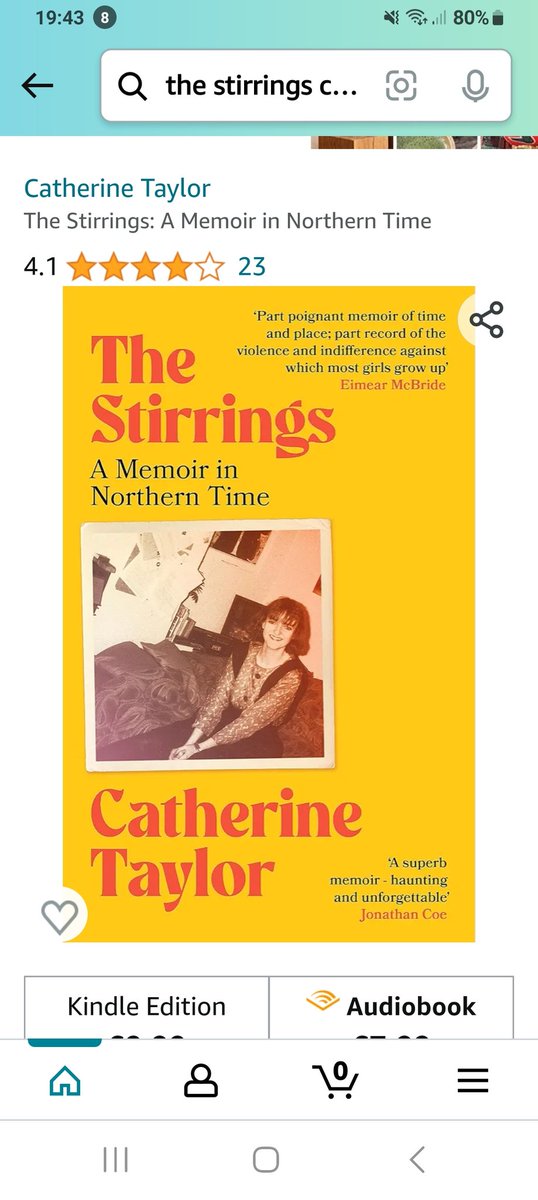 Just found this #TheStirrings by @KatyaTaylor and added it to my #wishlist as it sounds like a fantasticly gripping read! #Memoir #NorthenUK