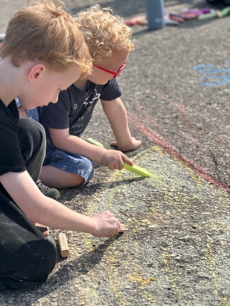 RiversideOtters's tweet photo. Great work, Otters! Chalk the Block was so much fun. The Future is Bright, indeed. https://t.co/ea47szm4Ps