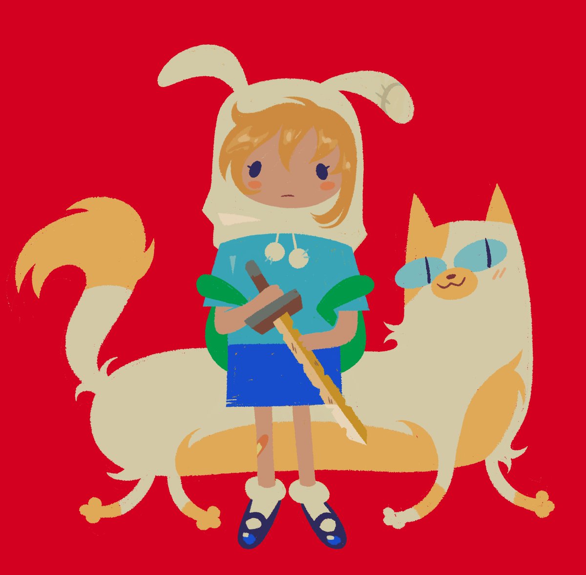 「fionna and cake .. 」|poppy 🌴🇵🇸のイラスト