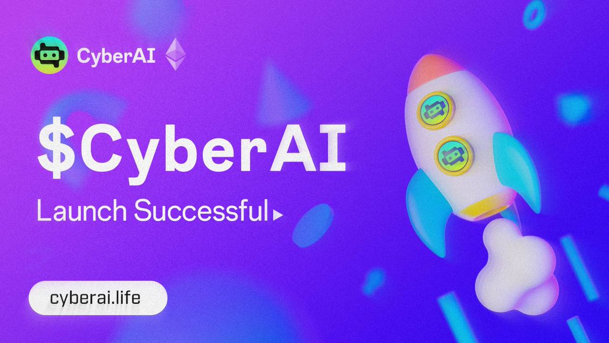 CyberAI (@cyberai1024) on Twitter photo ๐ข We're pleased to inform the community that the CyberAI token contract has been successfully deployed on Ethereum. 
๐ View the contract here: etherscan.io/address/0x76beโฆ
Trading will commence on Oct 1st at 10:30 UTC. ๐ข We're pleased to inform the community that the CyberAI token contract has been successfully deployed on Ethereum. 
๐ View the contract here: etherscan.io/address/0x76beโฆ
Trading will commence on Oct 1st at 10:30 UTC.