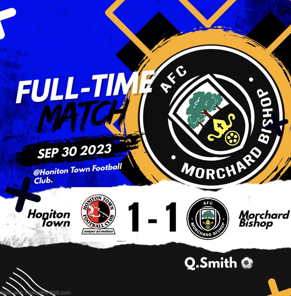𝐀 𝐏𝐨𝐢𝐧𝐭 𝐎𝐧 𝐓𝐡𝐞 𝐑𝐨𝐚𝐝..

After a tightly contested battle the points are shared, We thank our hosts Honiton Town Football Club for a great game and wish them all the best for the season! 

#UpTheBish 🔵⚫️