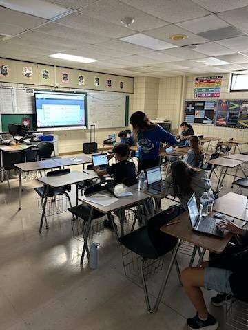 kasperling55's tweet photo. @kaffiems Dolphins hard at work at our first #CCISDLearningQuest of the year. Thank you to all of the teachers who stepped up and helped this Saturday be another day of #KaffieExcellence @ccisd https://t.co/Lc213uls9a