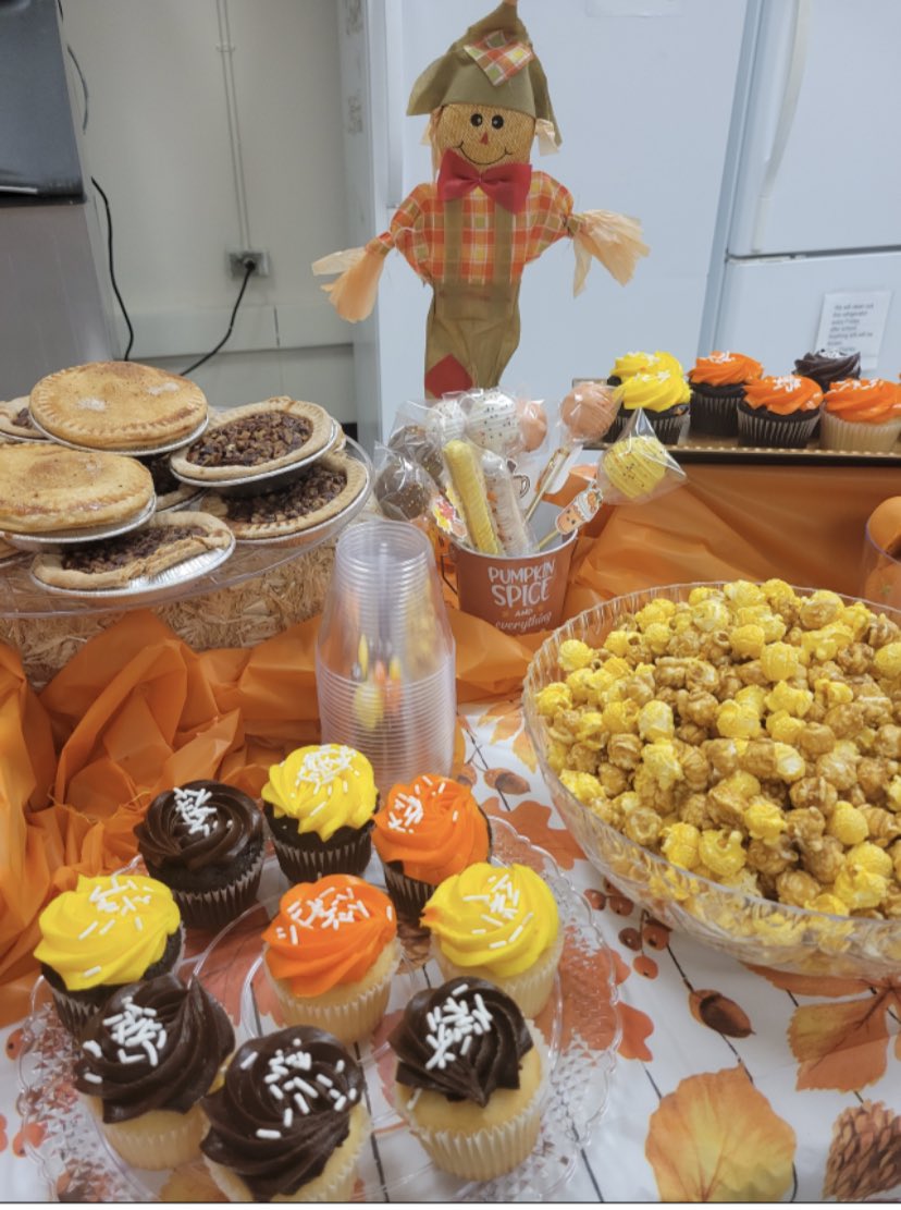 It may not feel like it outside but we are embracing Fall inside! Happy Fall y’all! #krueger #neisd #thefalconway