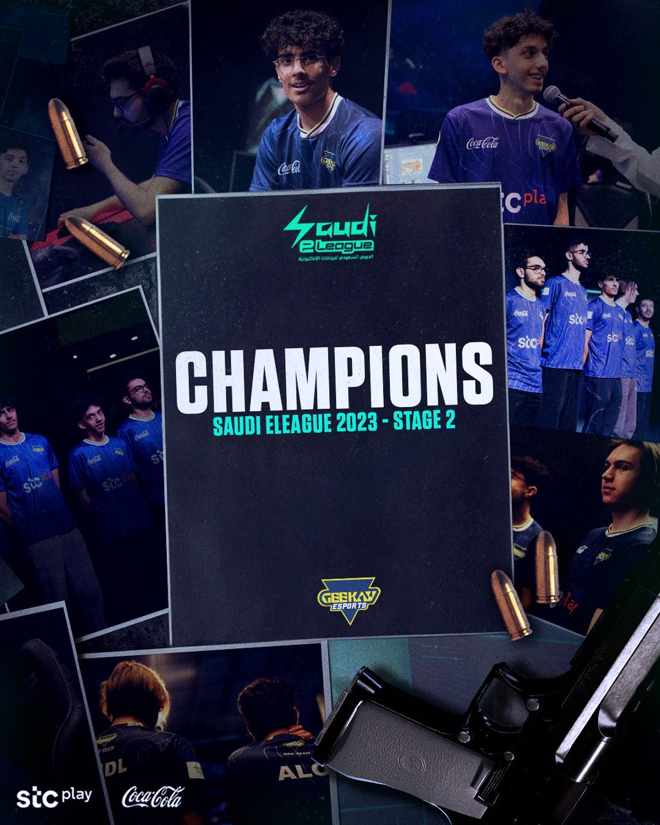 ليلتـنا ذهبـية - 🟡🏆🔵

جيكي أبطال الدوري السعودي للرياضات الإلكترونية
للعبة رينبو 6 💥

We are the CHAMPIONS of the Tom Clancy's 
Rainbow Six Siege SaudieLeague

#GK_FTW