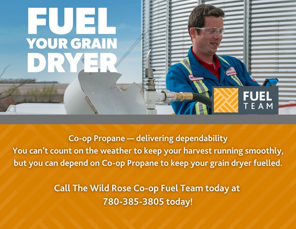 Bushels in the bin Fuel your grain dryer with Co-op Propane and be ready to get those bushels in the bin faster while protecting your yield. #harvest2023 #wearecoop