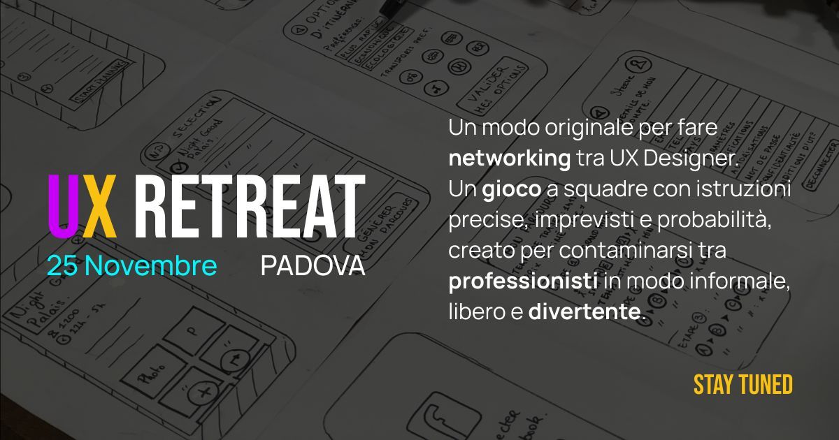 seesaw_it's tweet photo. In SeeSaw, crediamo nell'importanza della contaminazione e del confronto tra professionisti. Se lavori nel campo dell'UX design e sei alla ricerca di nuove ispirazioni e networking, ti invitiamo a UX RETREAT. Registrati: https://t.co/z7poDXzMtV
#uxday #uxretreat #seesaw2023 https://t.co/Vwgs7l3SEF