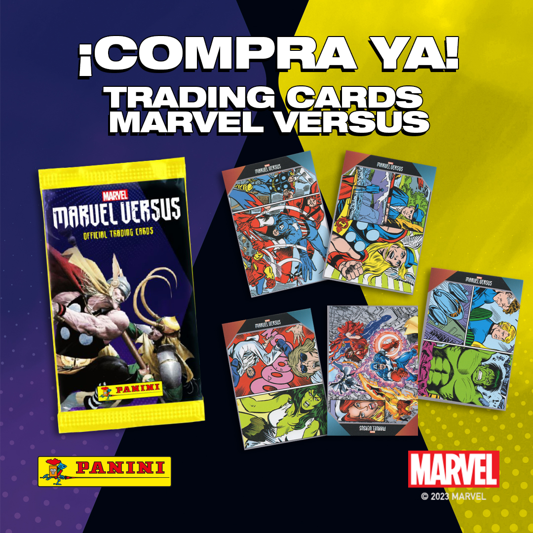 Panini_mexico's tweet photo. Aprovecha para coleccionar las Trading Cards de #MarvelVs, una colección de Panini que te sorprenderá. 🦹‍♀️🆚🦸‍♂️

🛍 Sanborns, Tienda Panini, Voceadores y Tienda Online https://t.co/ydIwJZMreG https://t.co/CjwbNsoxph