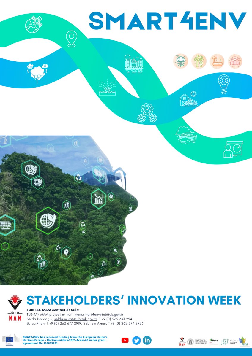 🚣‍♂️ SMART4ENV invite you to unleash your #greeninnovations among a group of the best #experts in #Türkiye, #Europe and #Mediterranean
#SMART4ENVInnovationWeek #SIW #SES #smartenvironment #eu #euevents #VALZEO #climate #climatechange #Turkiye #TUBITAC