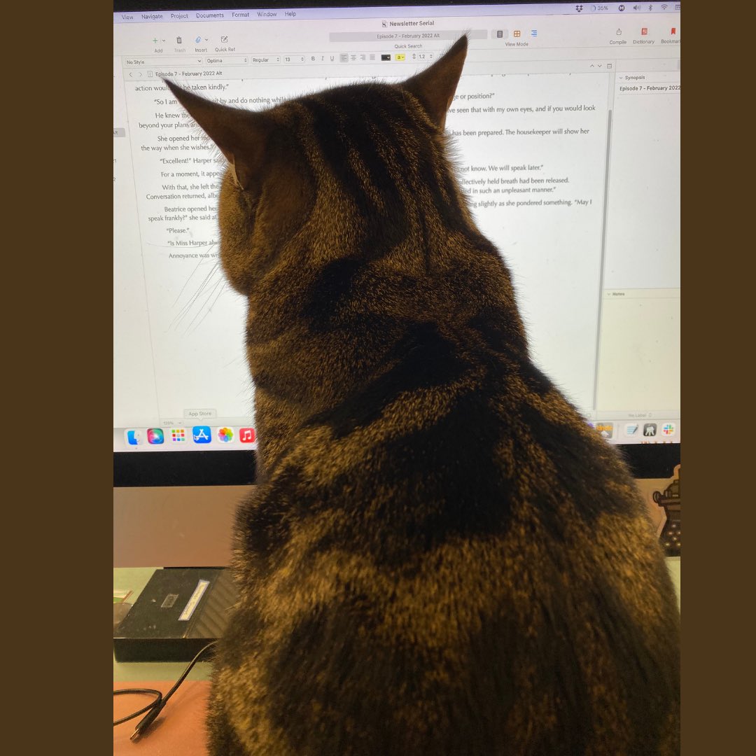 Keanu regularly 'helps' me with my writing.

 #Caturday #WritersWithCats #AmWriting #AmWritingRomance #AmWritingHistoricalRomance #AmWritingMystery #AmRevising #RomanceWriter #WritingCommunity