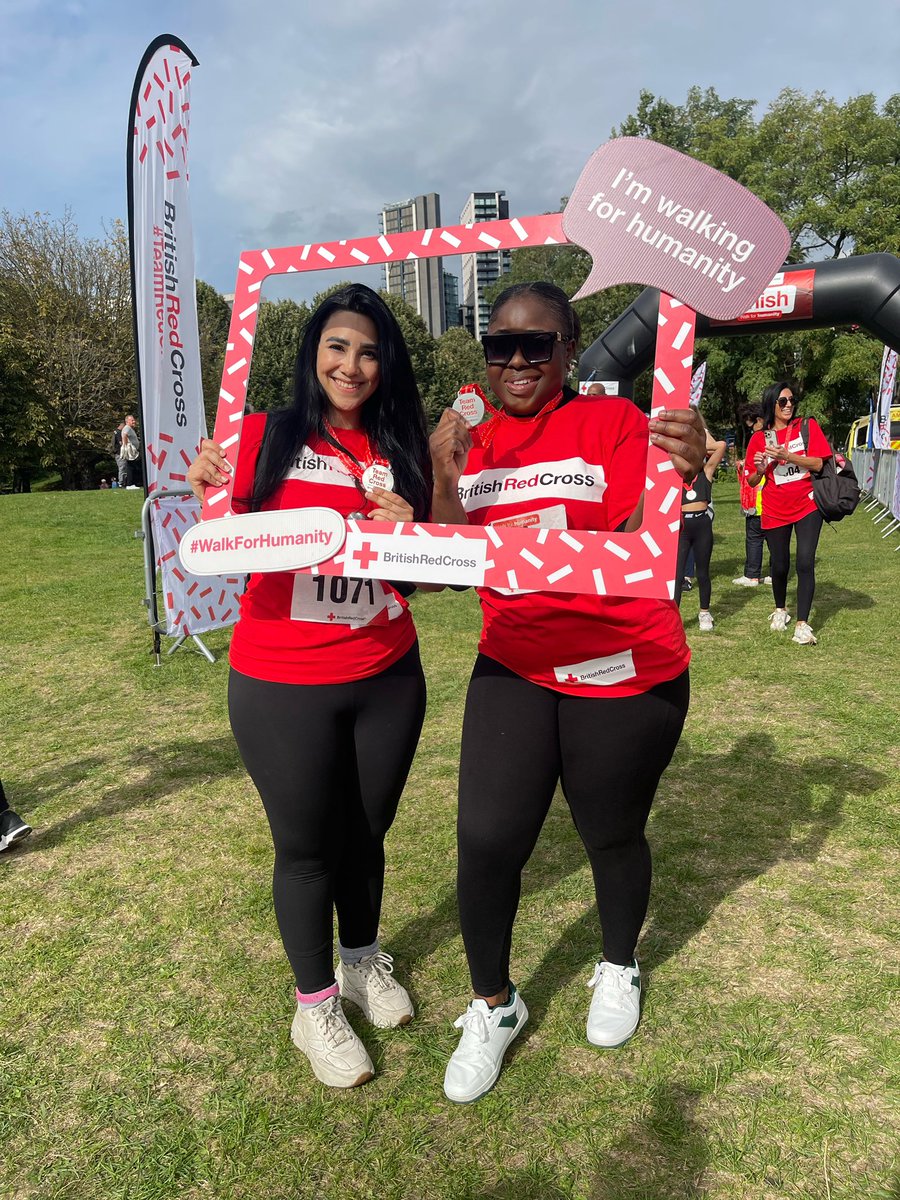 #WalkForHumanity - <a href="/BritishRedCross/">British Red Cross 🧡</a> I 🚶🏾‍♀️for every person whose home has been destroyed by conflict, family struggling to put food on the table and keep going, community pulling together after an earthquake, everyone who works around the clock to help others. 
#maudlynakosuaawuku