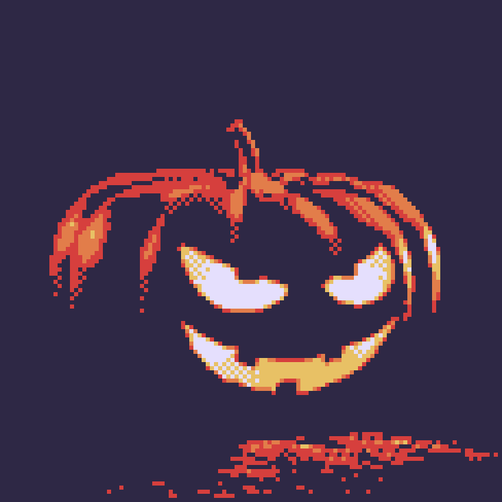 TheSpecialKarl's tweet photo. Today's Pixel Dailies theme is #pumpkin.
Palette : "FADE by ya_boi"
@Pixel_Dailies @RejectedPalette #pixel_dailies #pixelart #randomRPL https://t.co/klNbdurr2N