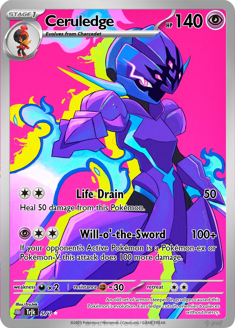 ceruledge ex pokemon card Amazon.com: Ceruledge ex 036/191 main image 1