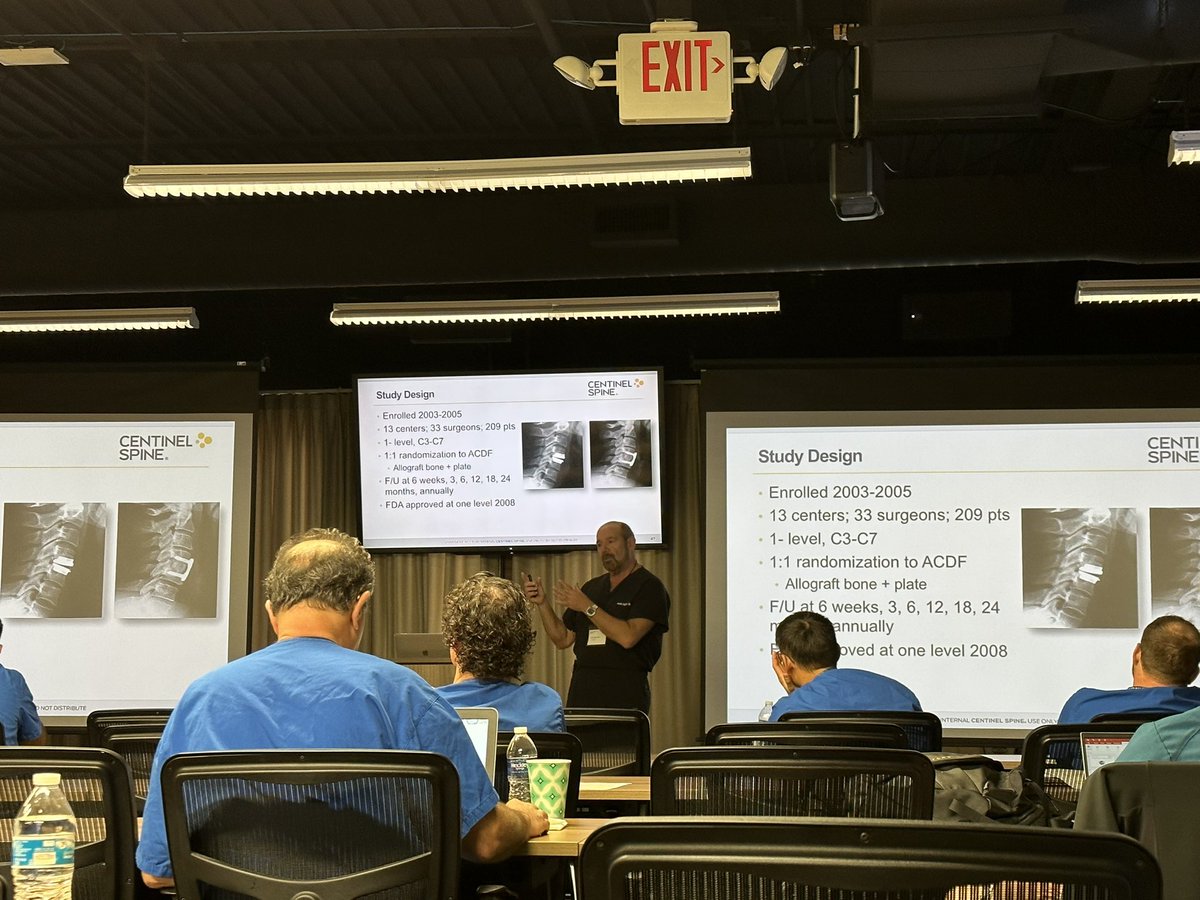 RababThamer's tweet photo. Looking out for the best and newest technology for our patients @THP_hospital 
Spending time in Chicago to learn about nuances of artificial disc replacement.
@CentinelSpine 

Let’s make your neck great again! https://t.co/dPQ2n93KxD