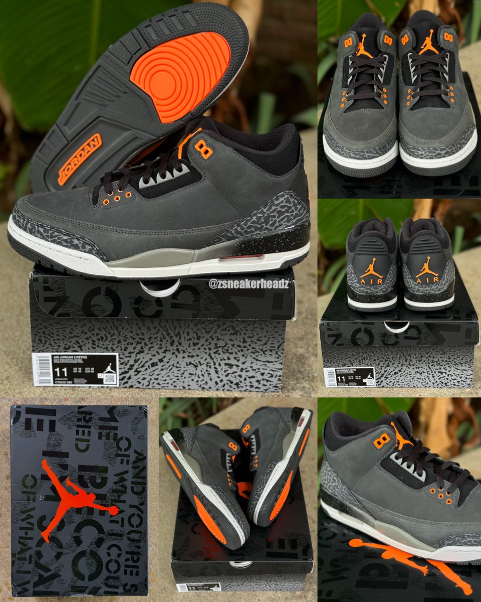 zSneakerHeadz's tweet photo. 2023 “Fear” Air Jordan 3 special box/packaging! 👻🎃
Releasing on November 25th. https://t.co/l2eis0x50n