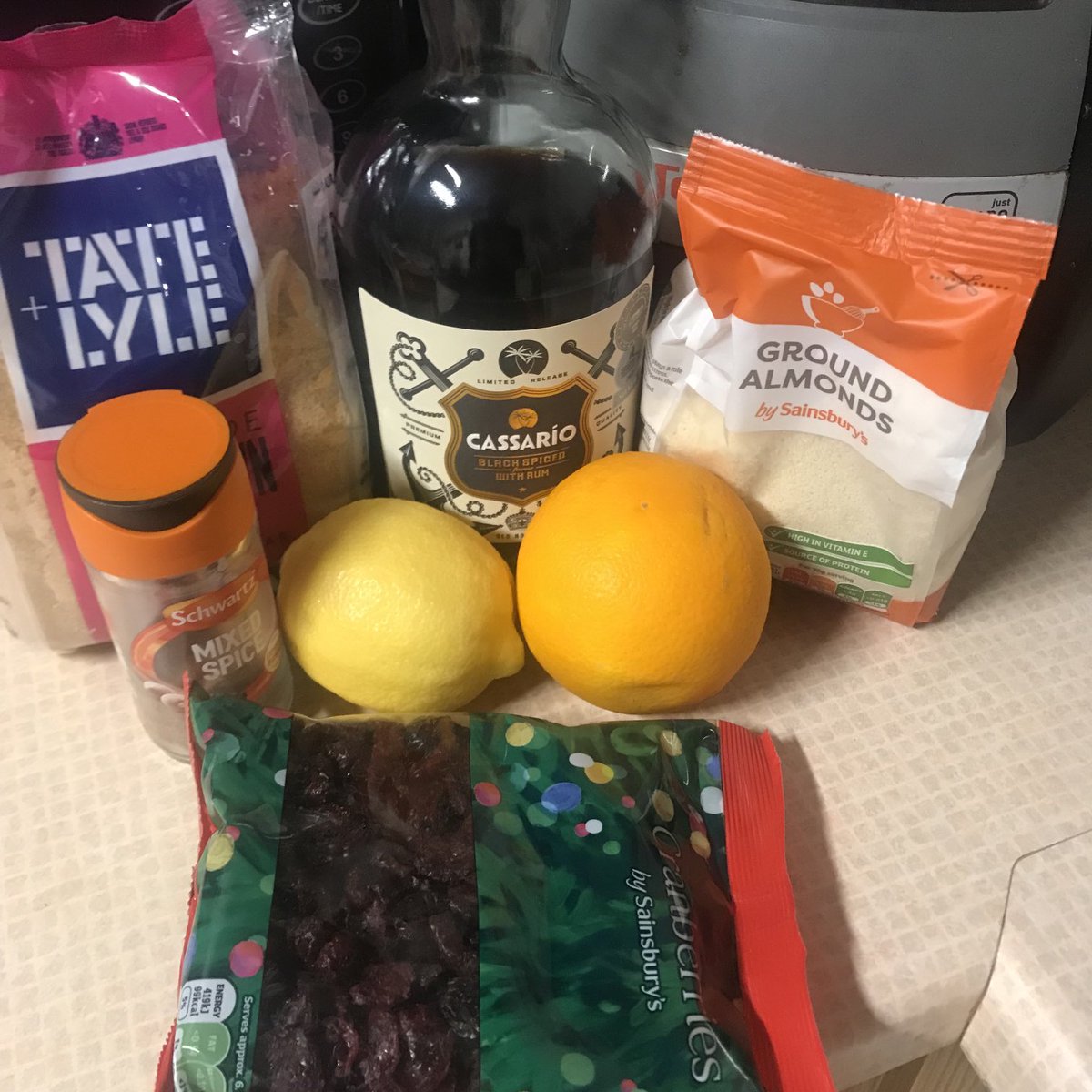 RichardTWatson's tweet photo. Here we go - Operation Christmas Cake 2023. #MenWhoBake #ChristmasSpirit this year provided by Aldi (any savings wiped out by Sainsbury’s marked-up festive cranberries). https://t.co/E3SVY5ecfU