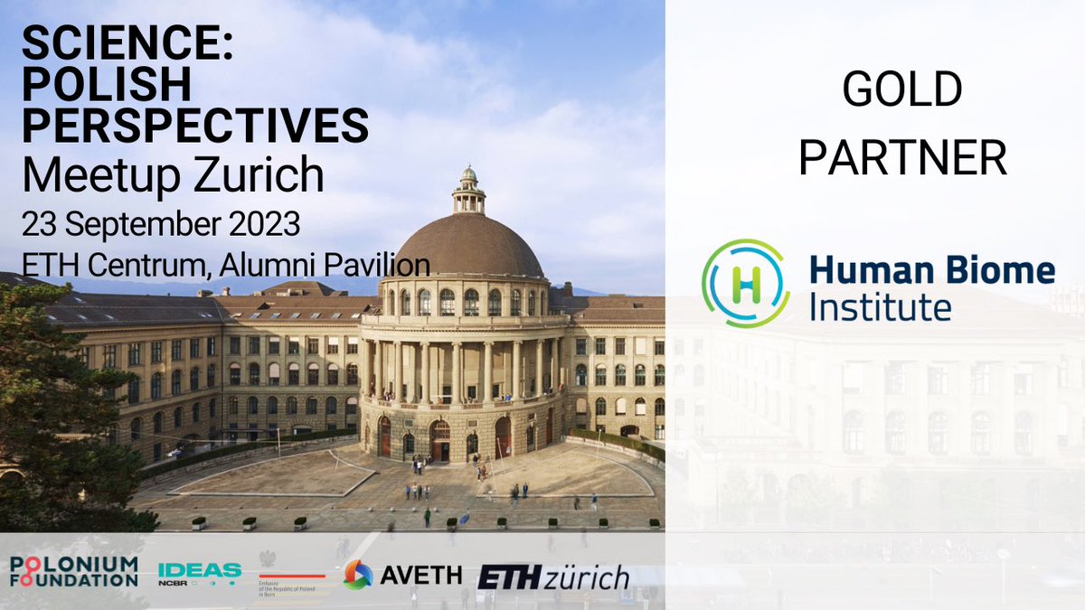polonium_org's tweet photo. Thank you to our #SPPMeetup Zurich 2023 Gold Partner!
The Human Biome Institute conducts research on the gut microbiome, with the goal to create microbiota-based New-Generation Biotherapeutics to treat diseases more naturally. https://t.co/UZHLAImNKy
